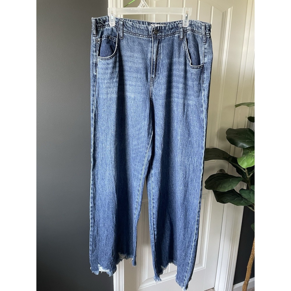 Rewash High Rise Wide Leg Jeans Juniors 13/31 Women's 10 Baggy Grunge Skater 90s